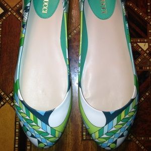 Emilio Pucci ballet flats. Size 6
